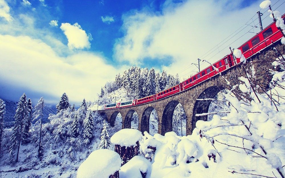 Train Bernina depuis Milan 2026