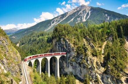 Train Bernina depuis Coire