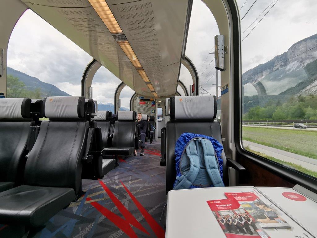 Sièges du Bernina Express Sièges du Bernina Express