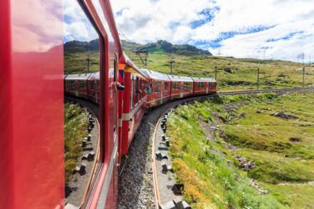 Train Bernina depuis Varenna